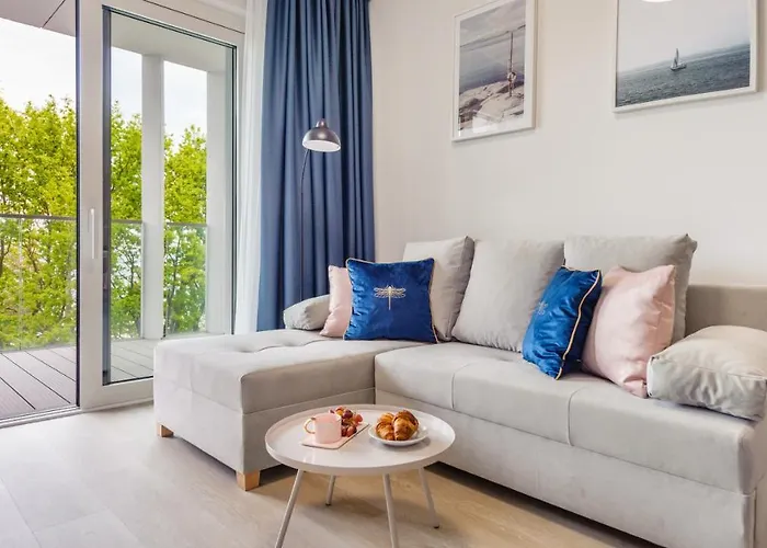 Appartement Lazurowe Wybrzeze Z Widokiem Na Morze - Perlowa Przystan - Sianozety